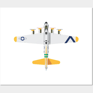 B17 2D plane Posters and Art